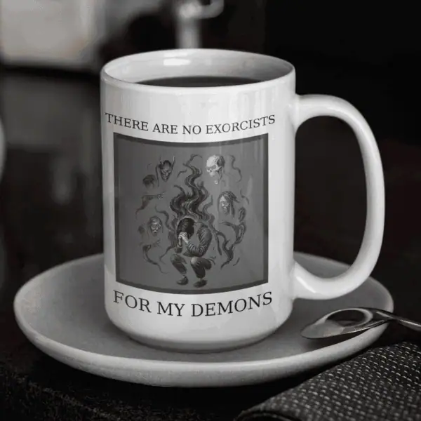 mental health awareness 15 oz coffee cup