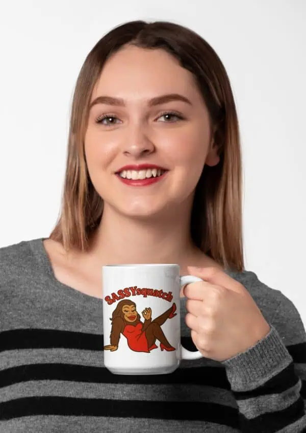 sassysquatch sasquatch mug 15oz