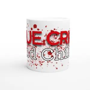 true crime and chill 11oz mug center