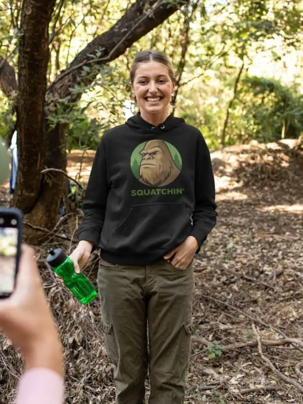 bigfoot hiking hoodie