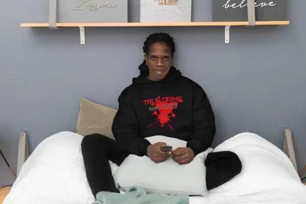 true crime pullover hoodie