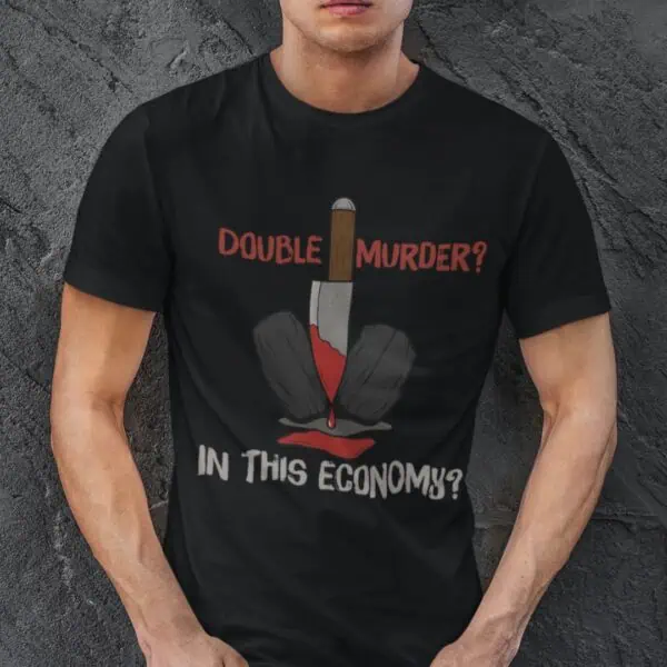 funny murder tee shirt
