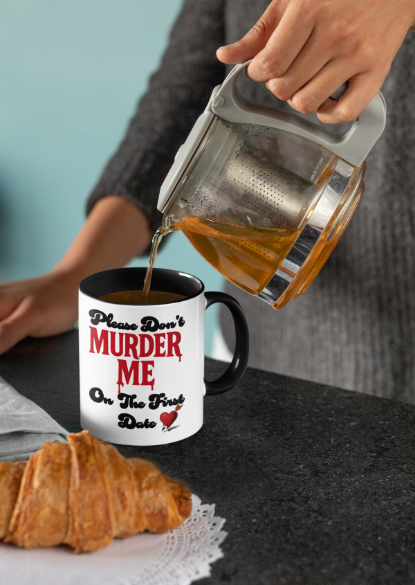 dark humor coffee cup for true crime lovers and women