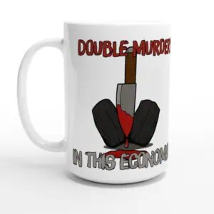 15oz double murder true crime mug