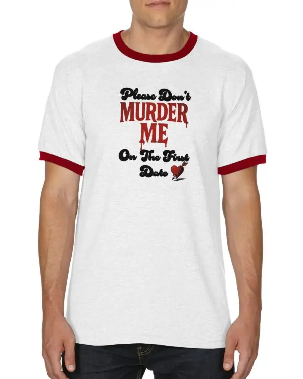 true crime gifts ringer tee